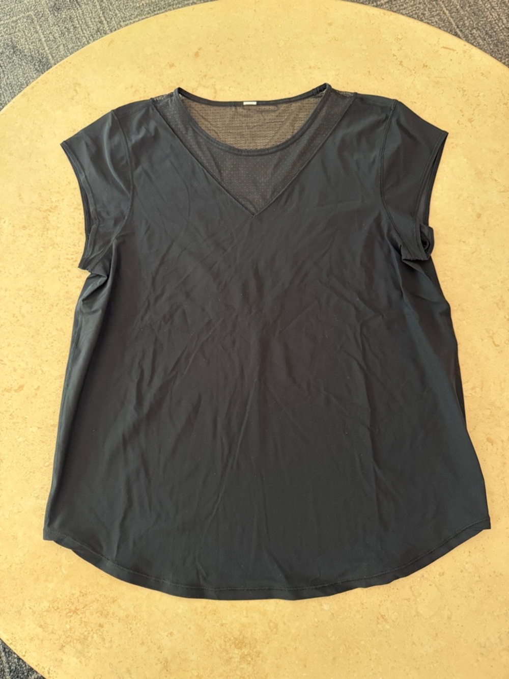 Black lululemon short sleeve top